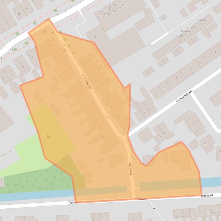 Kaart van postcodegebied 8271AE.