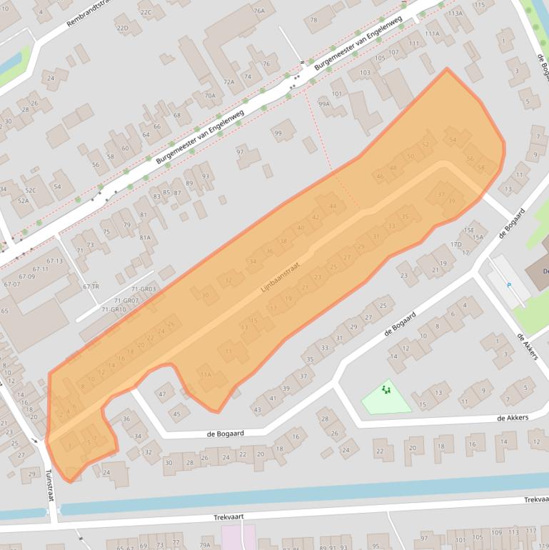 Kaart van postcodegebied 8271AG.