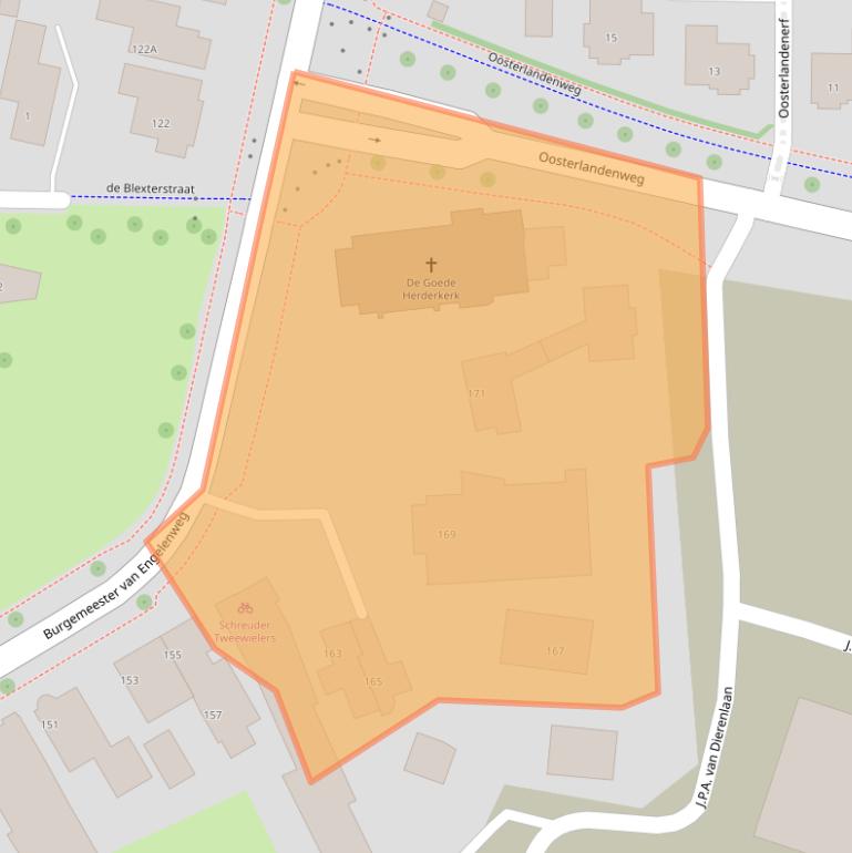 Kaart van postcodegebied 8271AP.