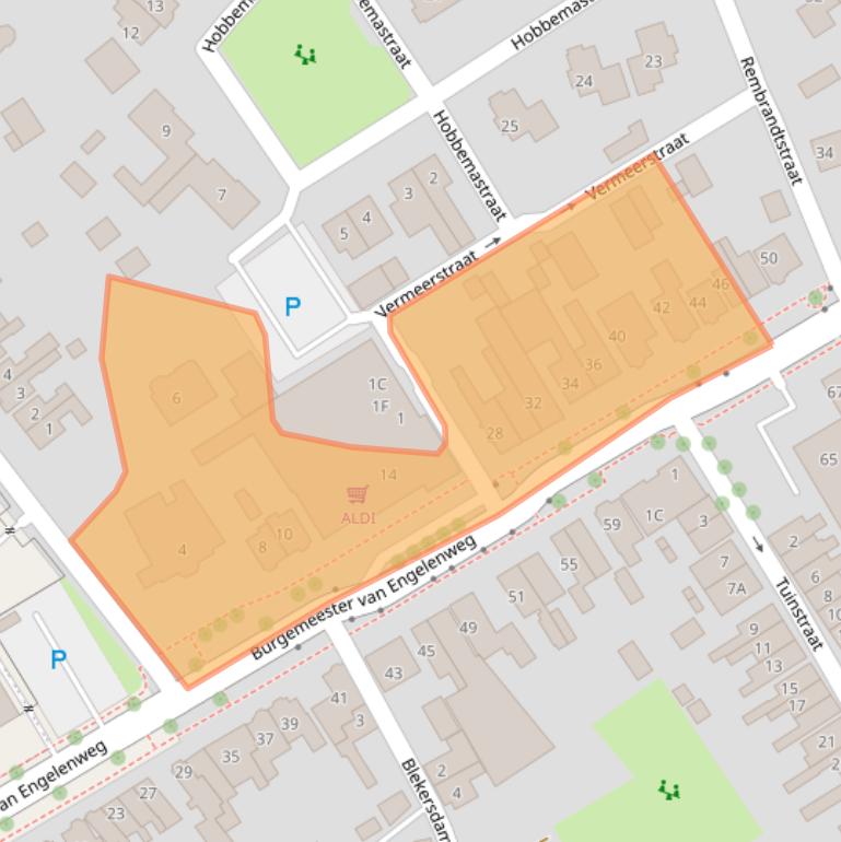 Kaart van postcodegebied 8271AS.