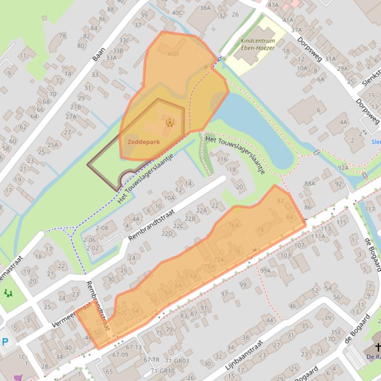 Kaart van postcodegebied 8271AT.