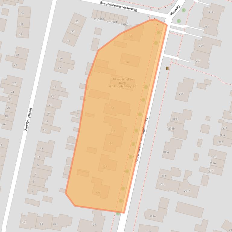 Kaart van postcodegebied 8271AW.