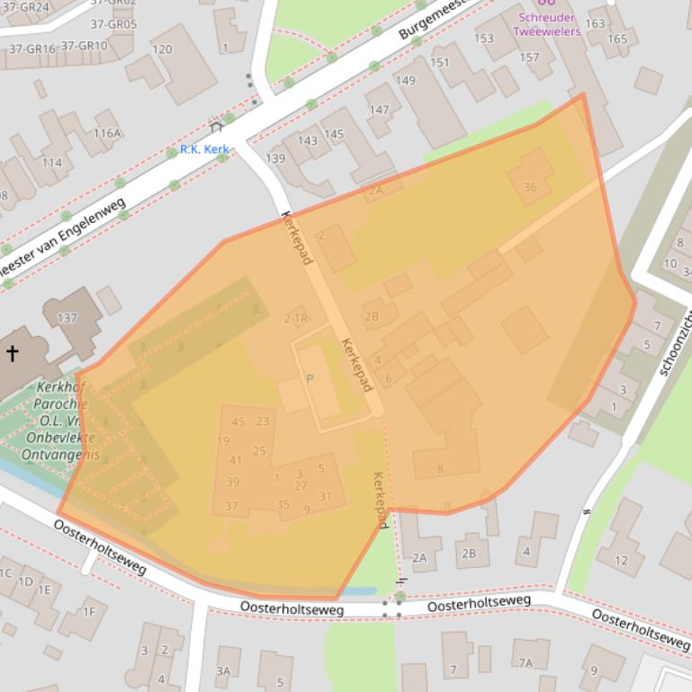 Kaart van postcodegebied 8271AX.