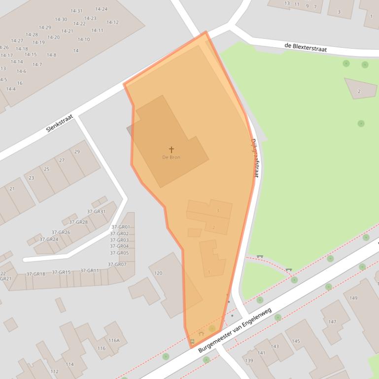 Kaart van postcodegebied 8271BB.