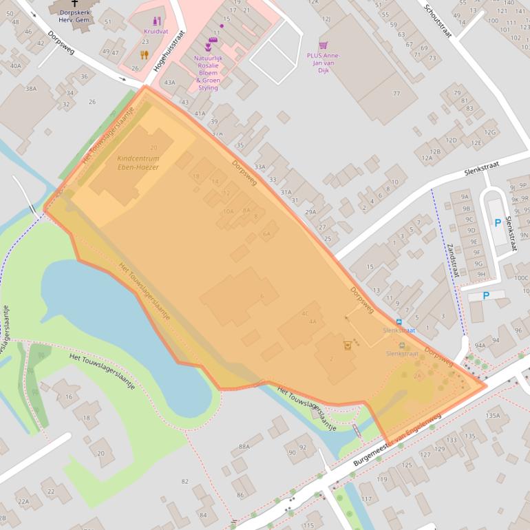 Kaart van postcodegebied 8271BM.