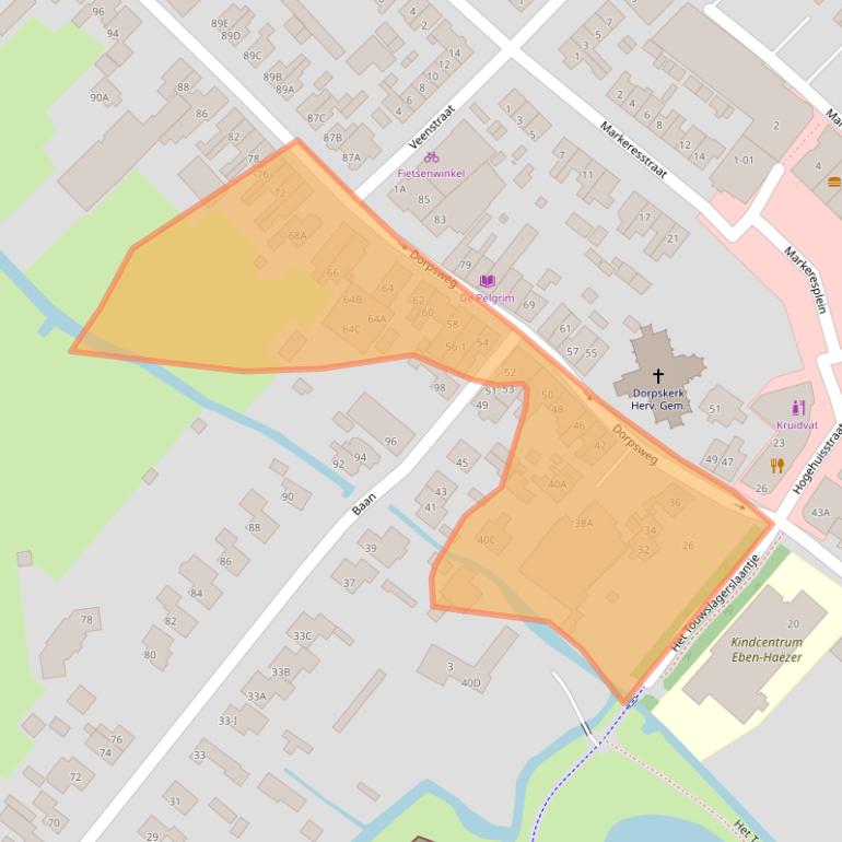 Kaart van postcodegebied 8271BN.