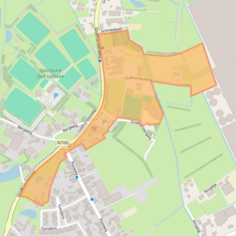 Kaart van postcodegebied 8271CB.