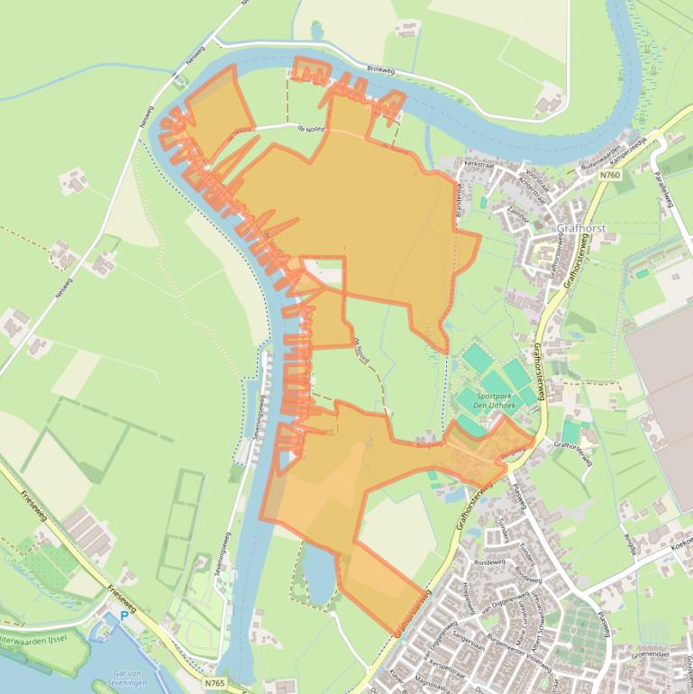 Kaart van postcodegebied 8271CD.