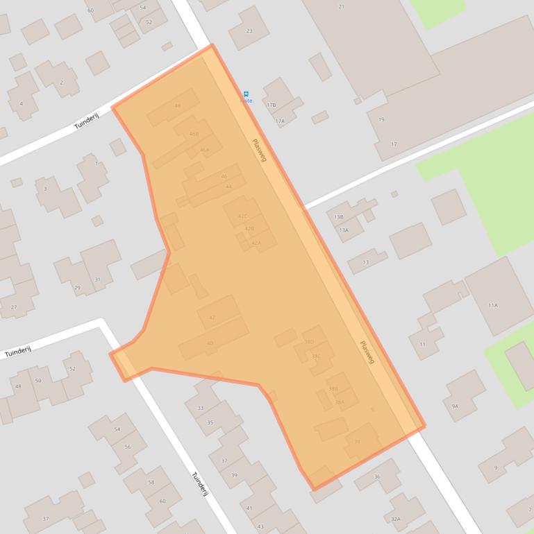 Kaart van postcodegebied 8271CJ.