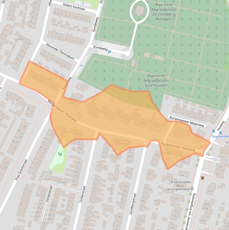 Kaart van postcodegebied 8271CM.