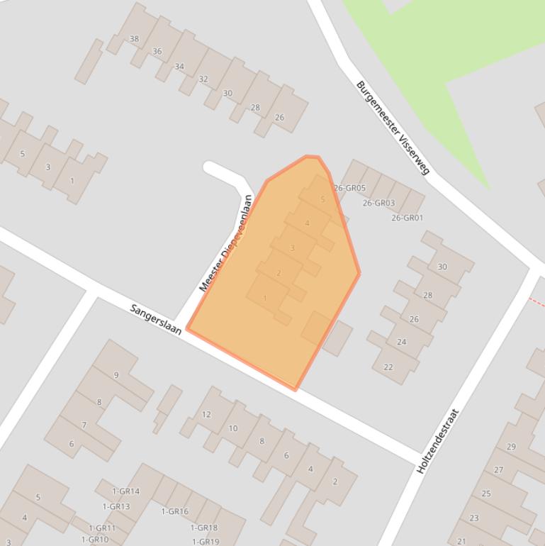 Kaart van postcodegebied 8271CT.