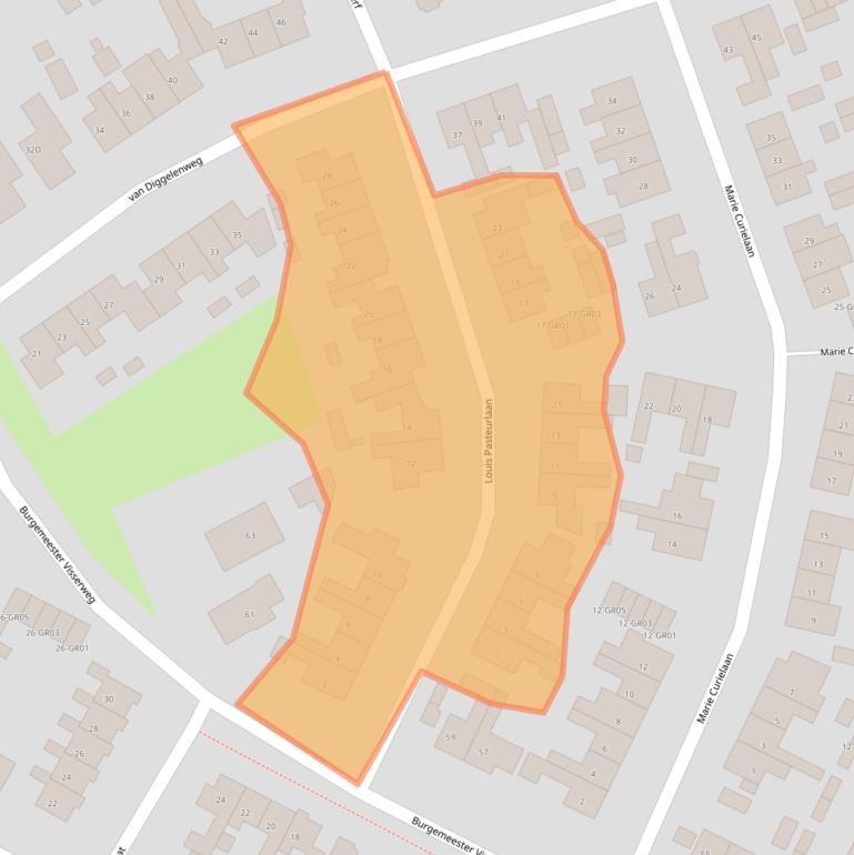 Kaart van postcodegebied 8271CV.