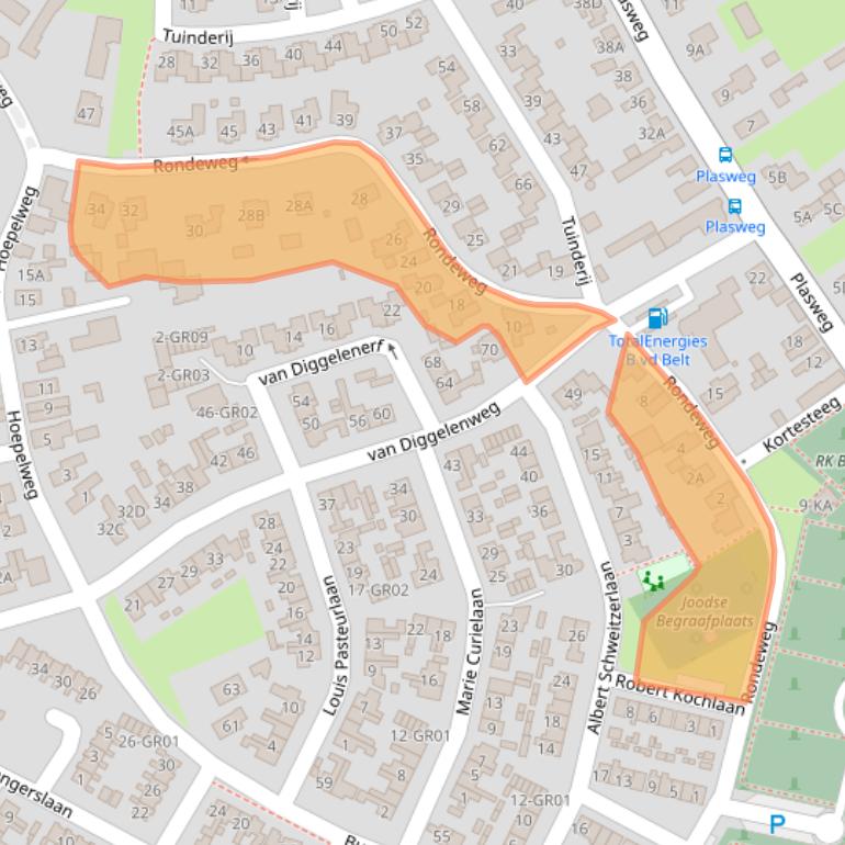 Kaart van postcodegebied 8271DH.