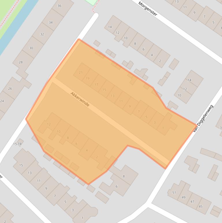 Kaart van postcodegebied 8271DM.