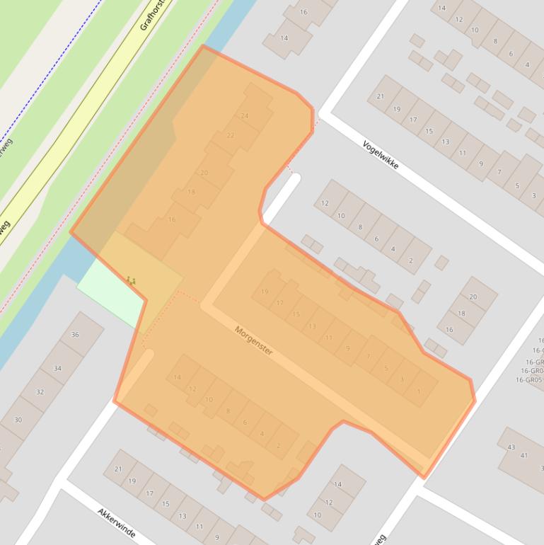 Kaart van postcodegebied 8271DN.