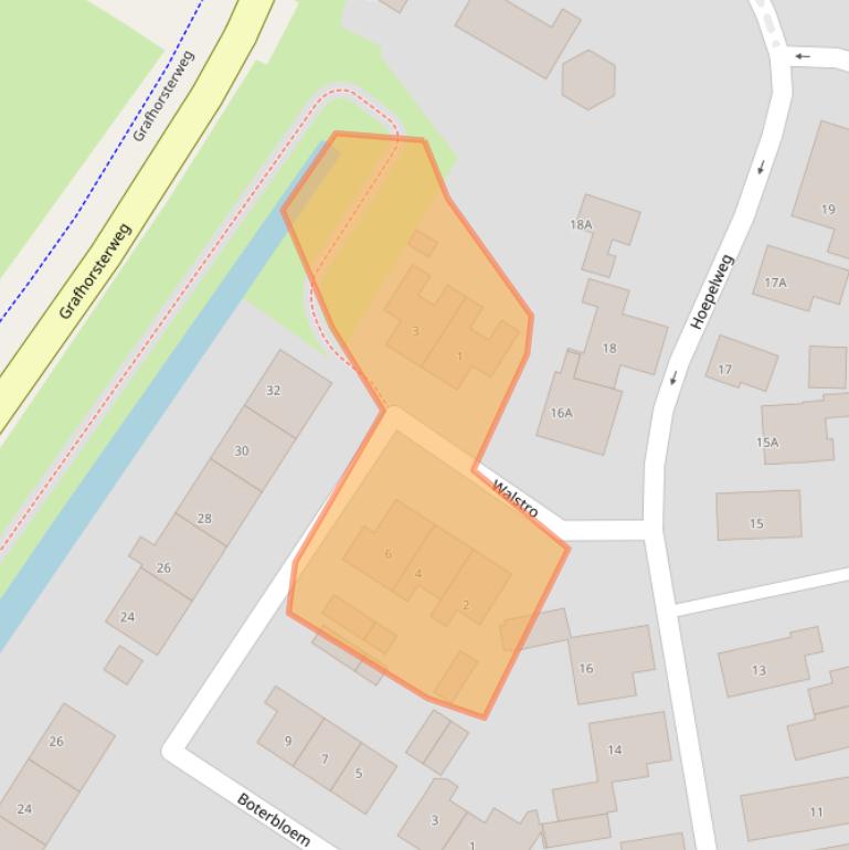 Kaart van postcodegebied 8271DV.