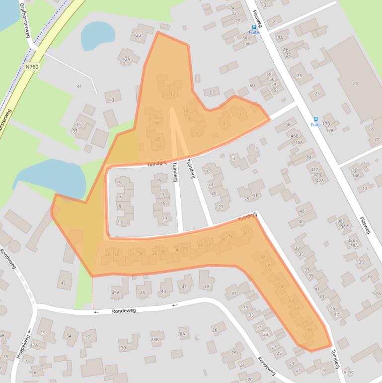 Kaart van postcodegebied 8271DX.