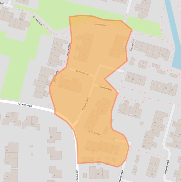 Kaart van postcodegebied 8271EC.