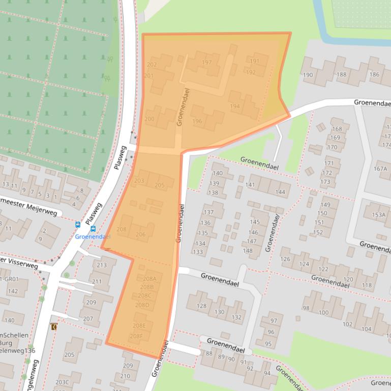 Kaart van postcodegebied 8271EL.