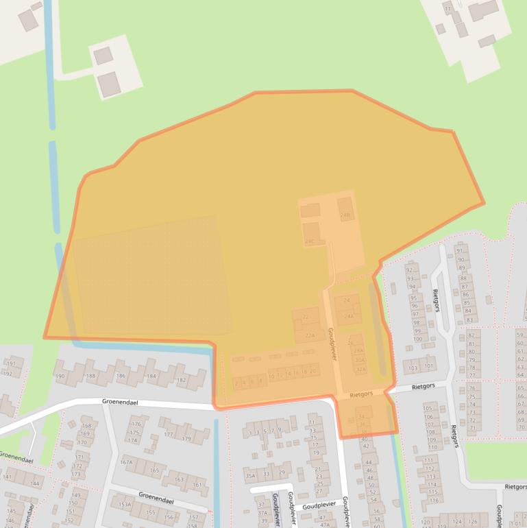 Kaart van postcodegebied 8271GA.