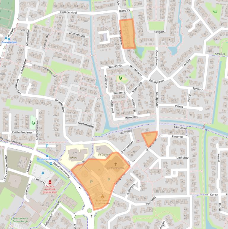 Kaart van postcodegebied 8271GB.