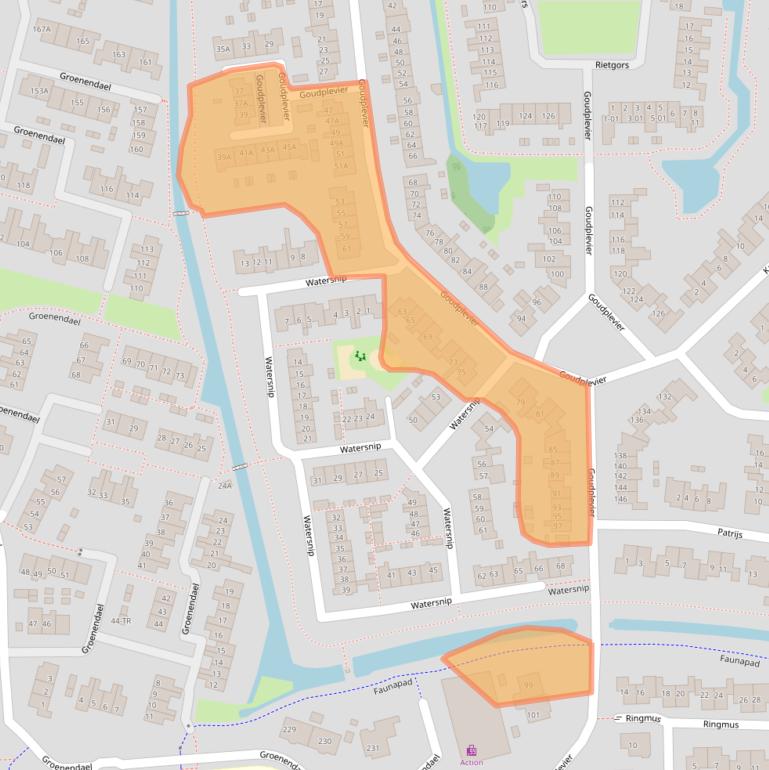 Kaart van postcodegebied 8271GE.