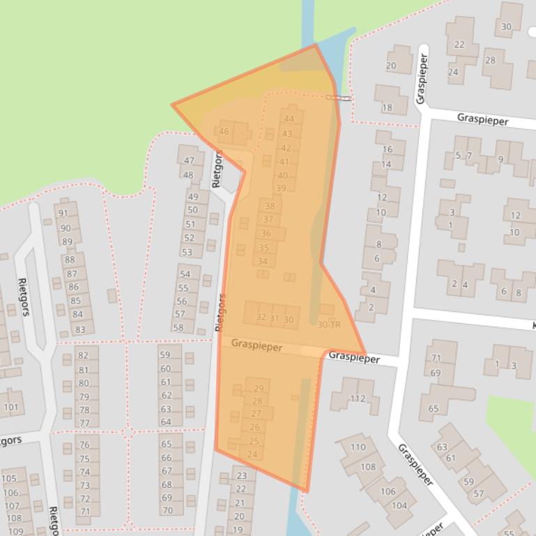 Kaart van postcodegebied 8271GH.