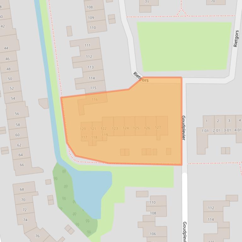 Kaart van postcodegebied 8271GM.