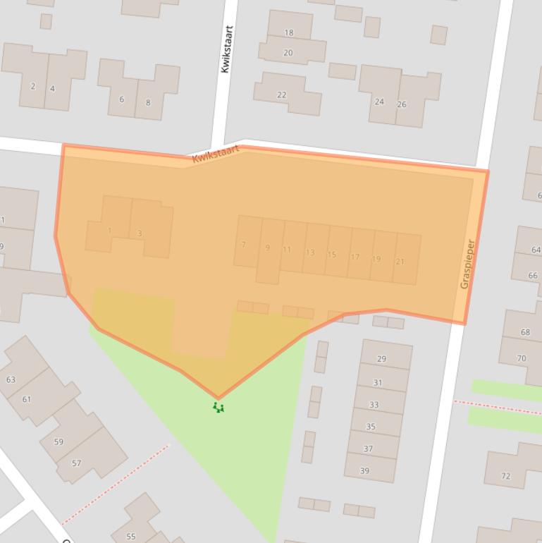 Kaart van postcodegebied 8271HB.