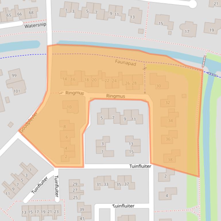 Kaart van postcodegebied 8271HE.