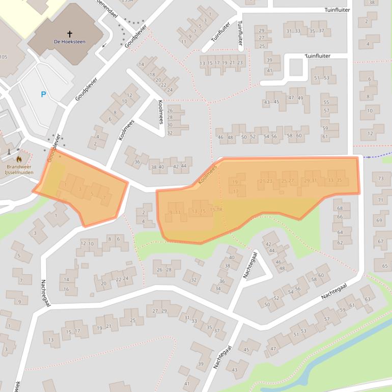 Kaart van postcodegebied 8271HN.