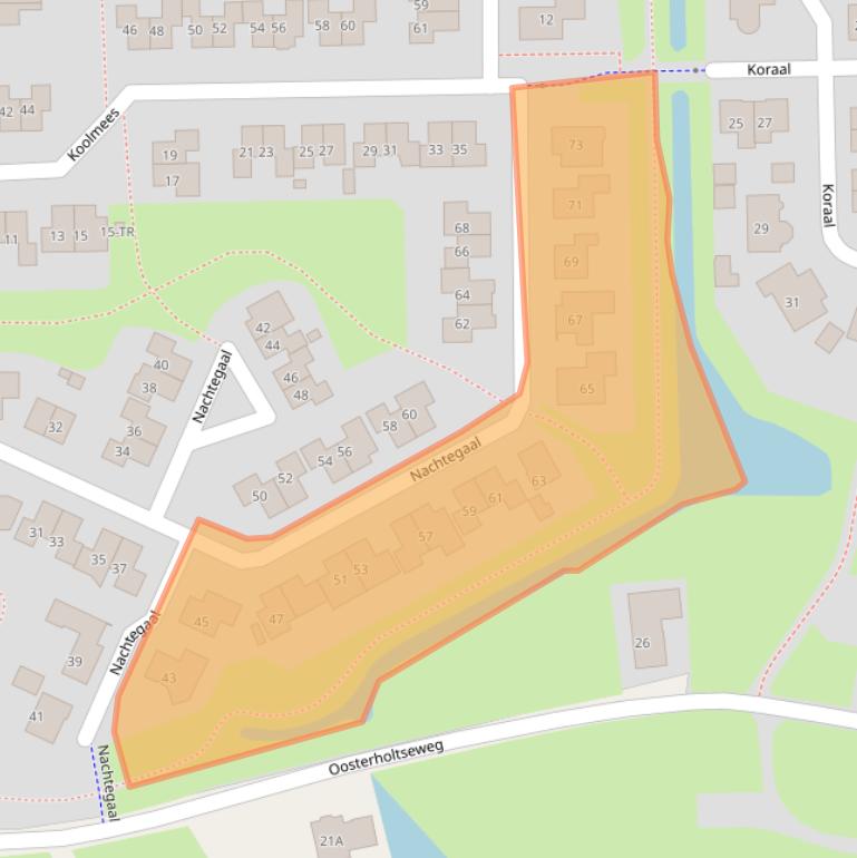 Kaart van postcodegebied 8271HT.