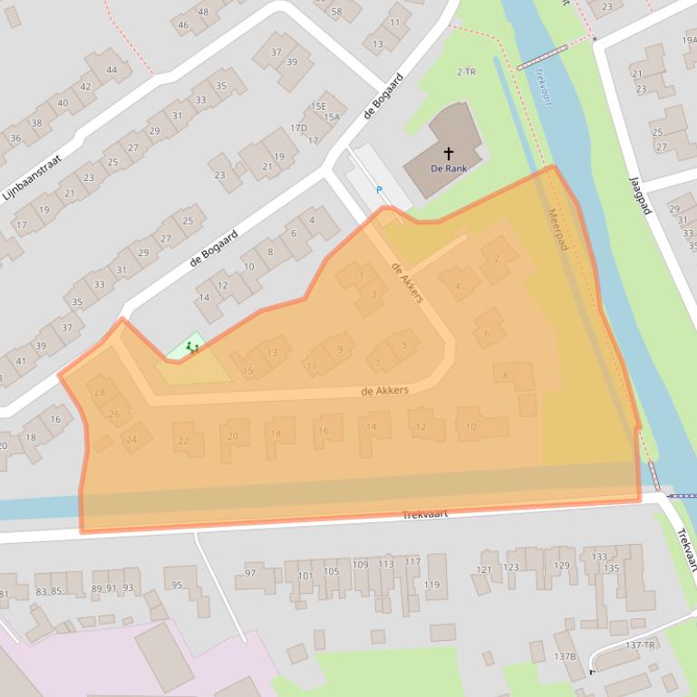 Kaart van postcodegebied 8271JC.