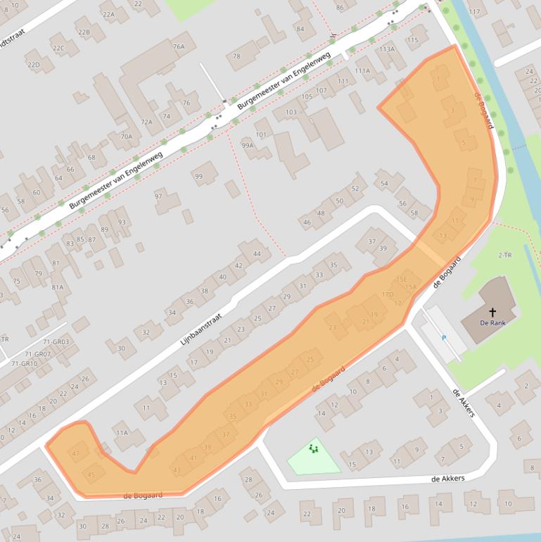 Kaart van postcodegebied 8271JD.