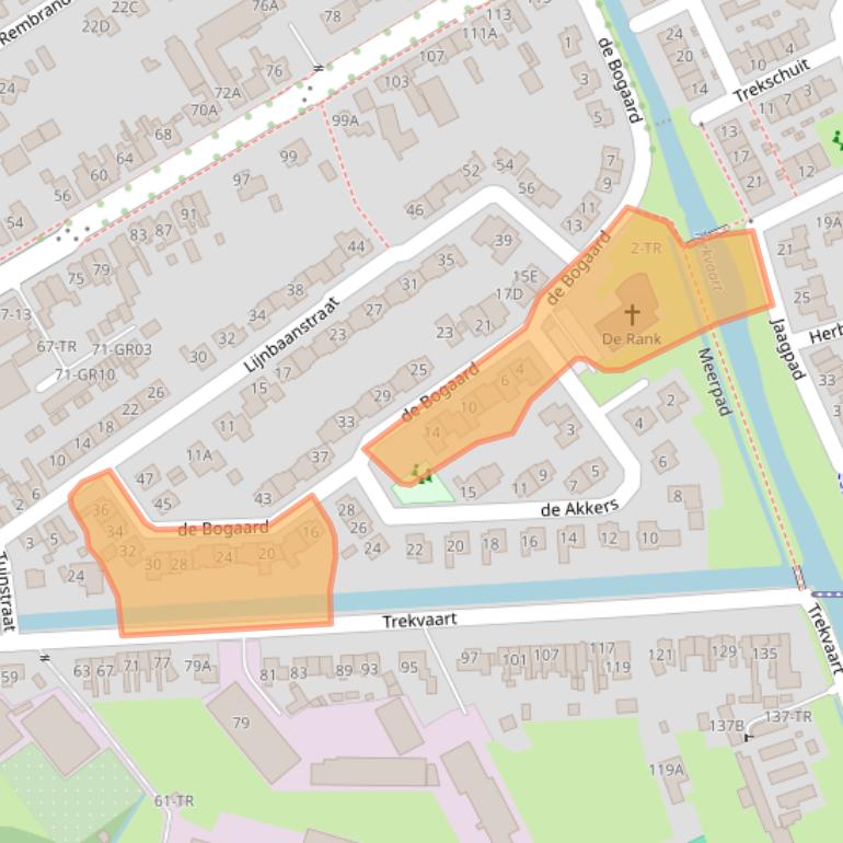 Kaart van postcodegebied 8271JE.