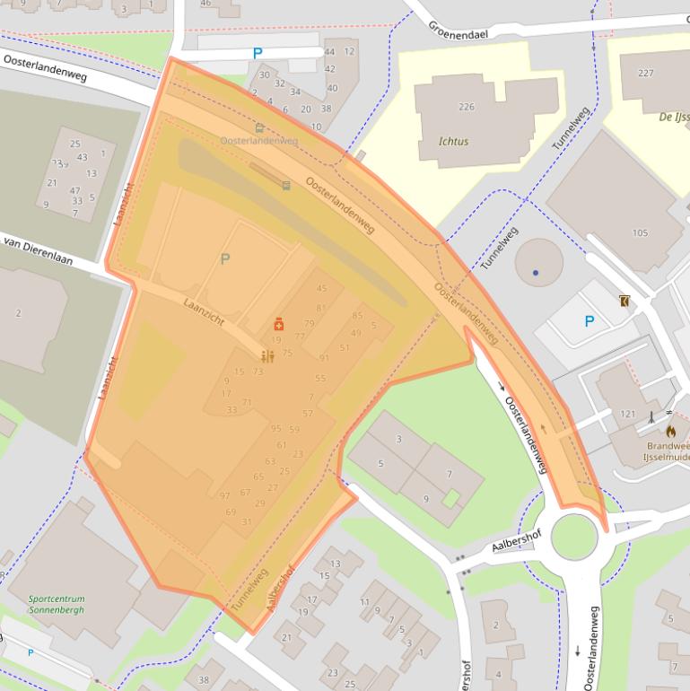 Kaart van postcodegebied 8271JZ.