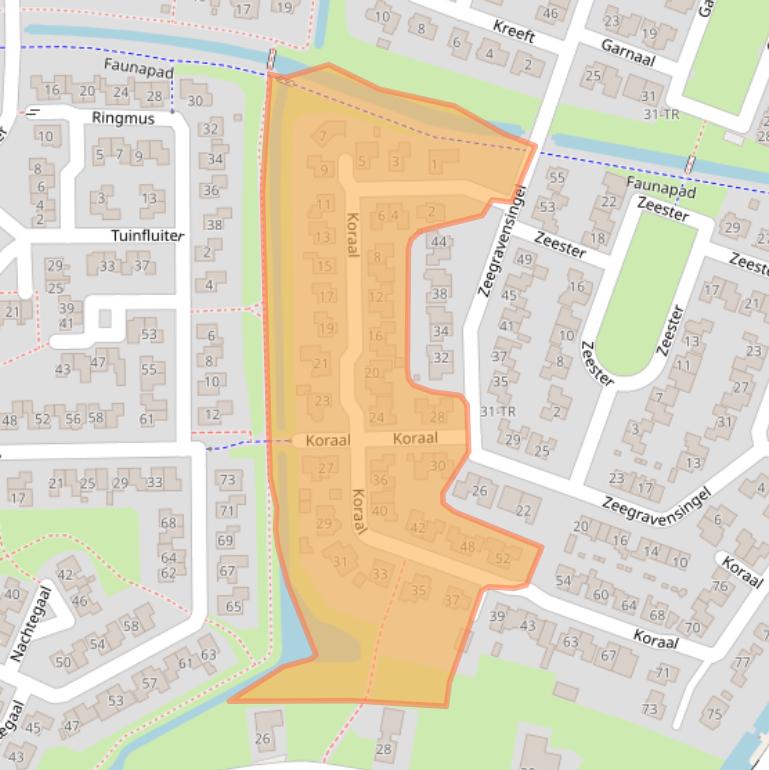 Kaart van postcodegebied 8271KA.