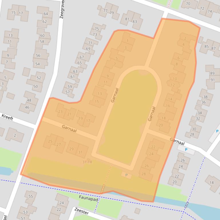 Kaart van postcodegebied 8271KH.