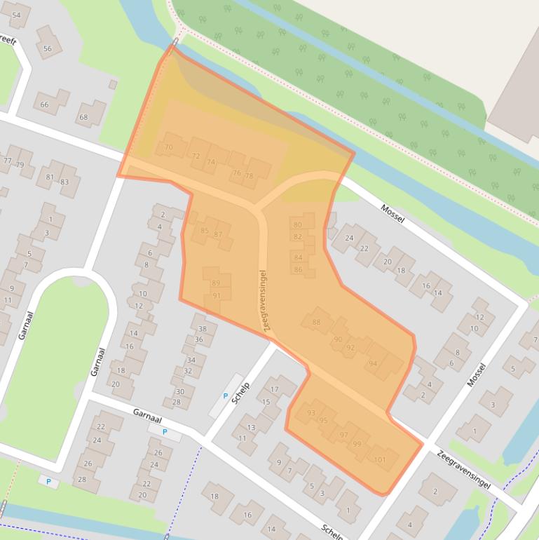 Kaart van postcodegebied 8271KM.
