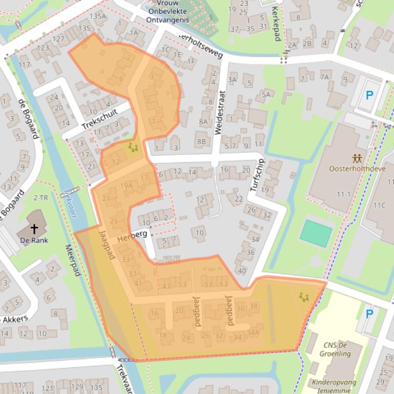 Kaart van postcodegebied 8271LA.