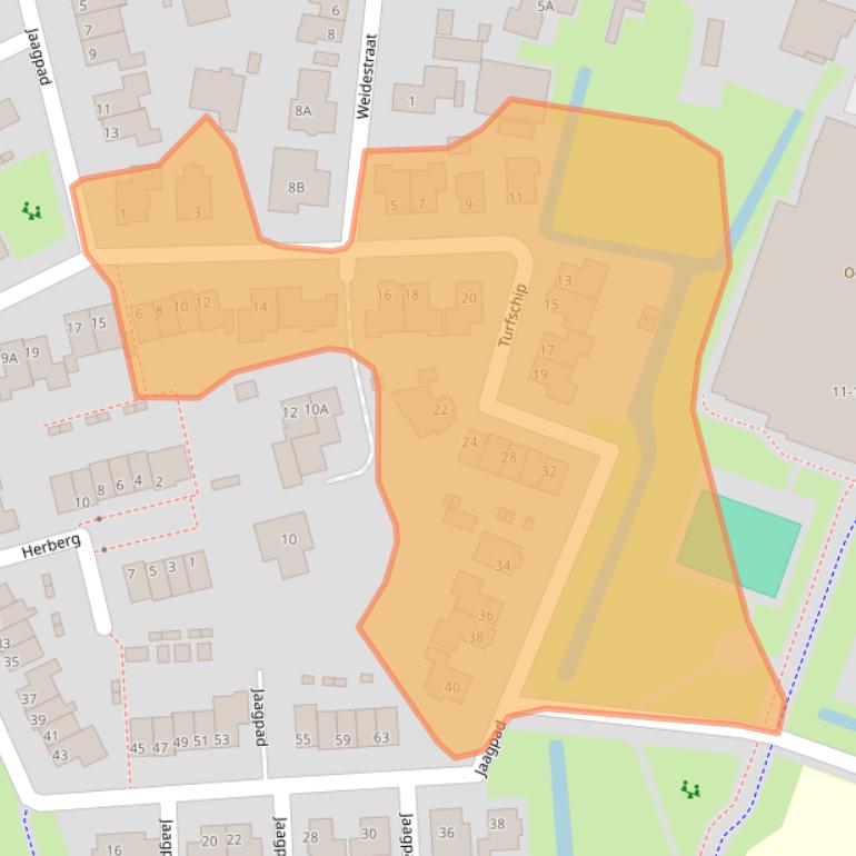 Kaart van postcodegebied 8271LC.