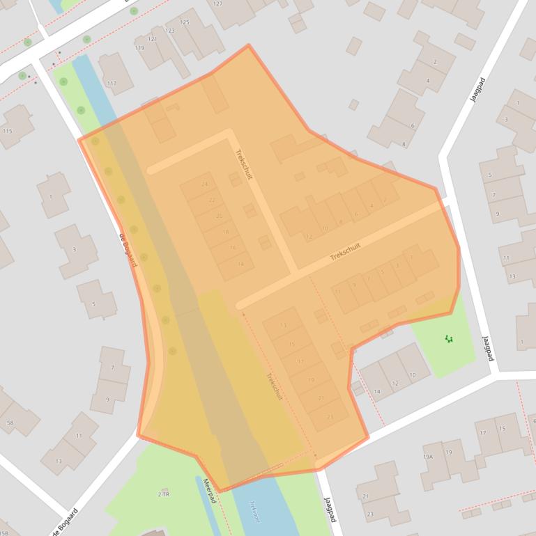 Kaart van postcodegebied 8271LD.