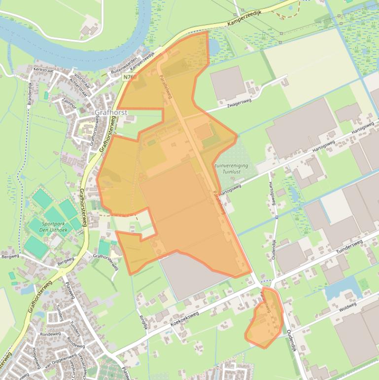 Kaart van postcodegebied 8271PB.