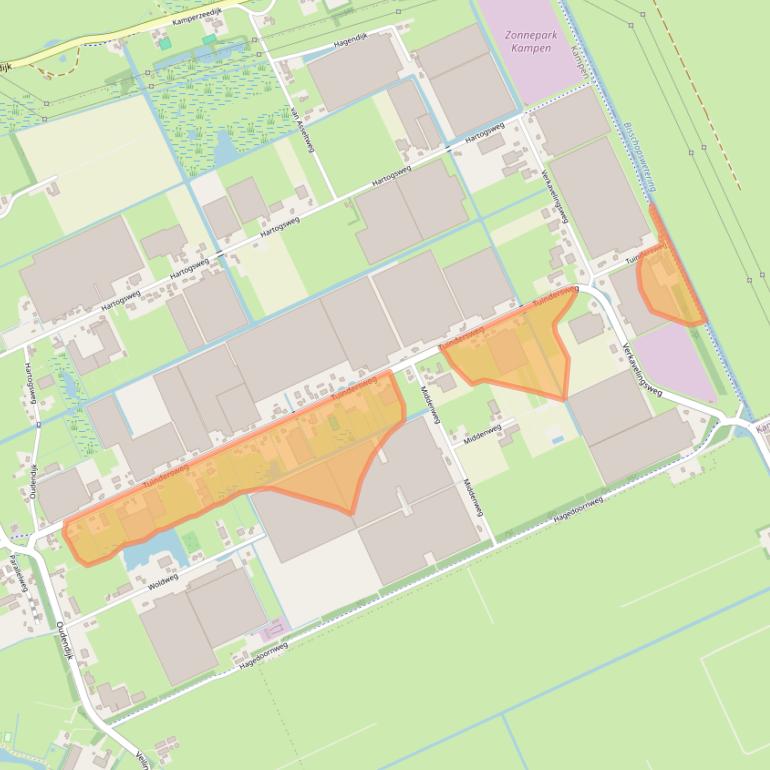 Kaart van postcodegebied 8271PJ.