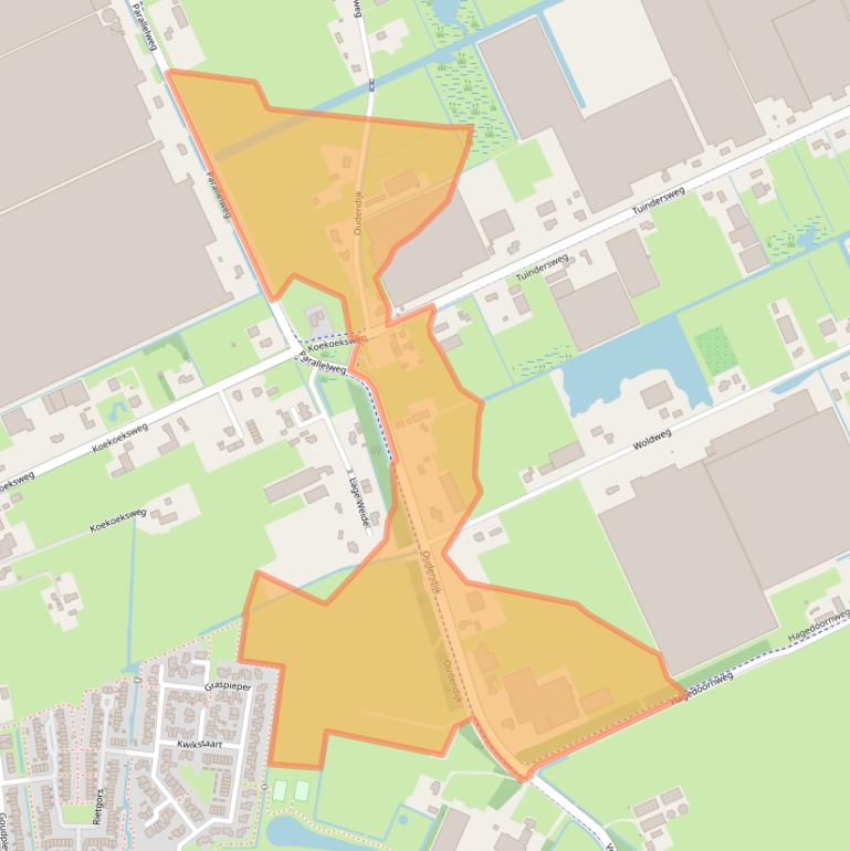 Kaart van postcodegebied 8271PM.