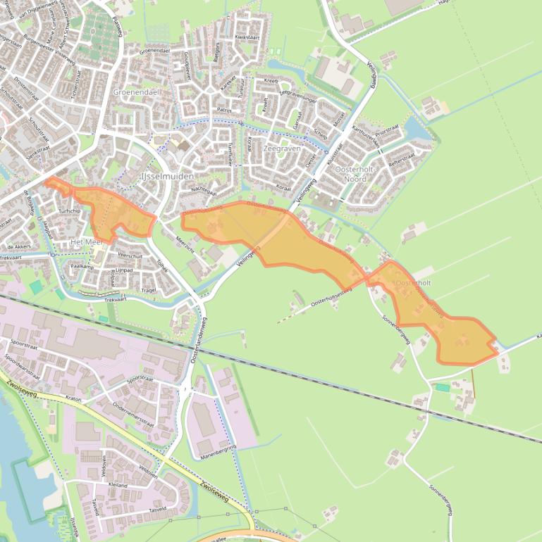 Kaart van postcodegebied 8271PS.