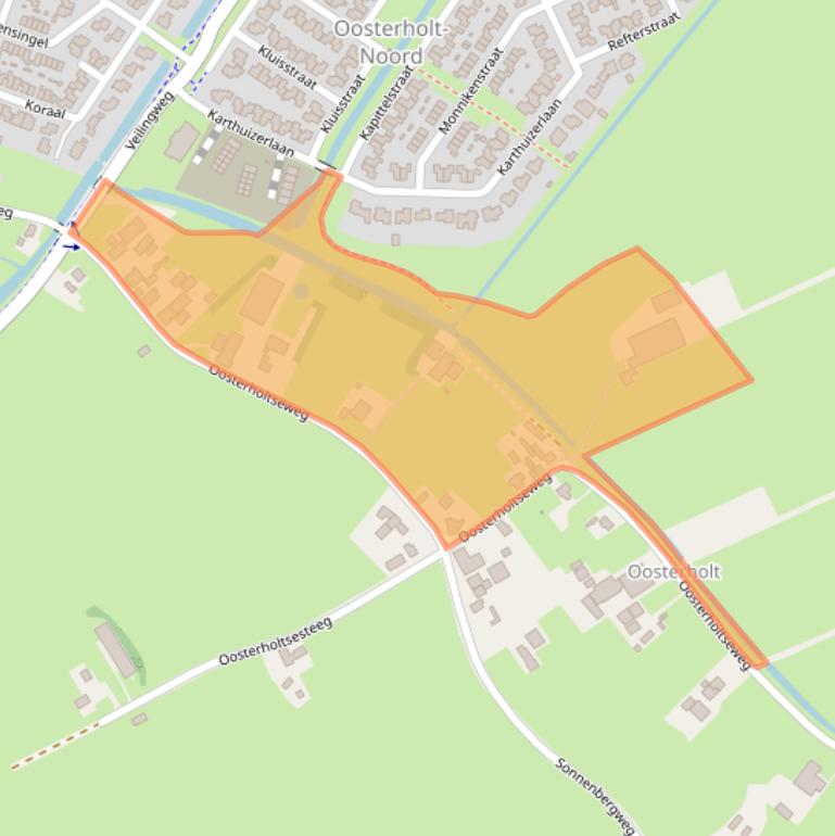 Kaart van postcodegebied 8271PV.