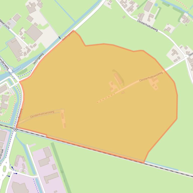 Kaart van postcodegebied 8271PW.