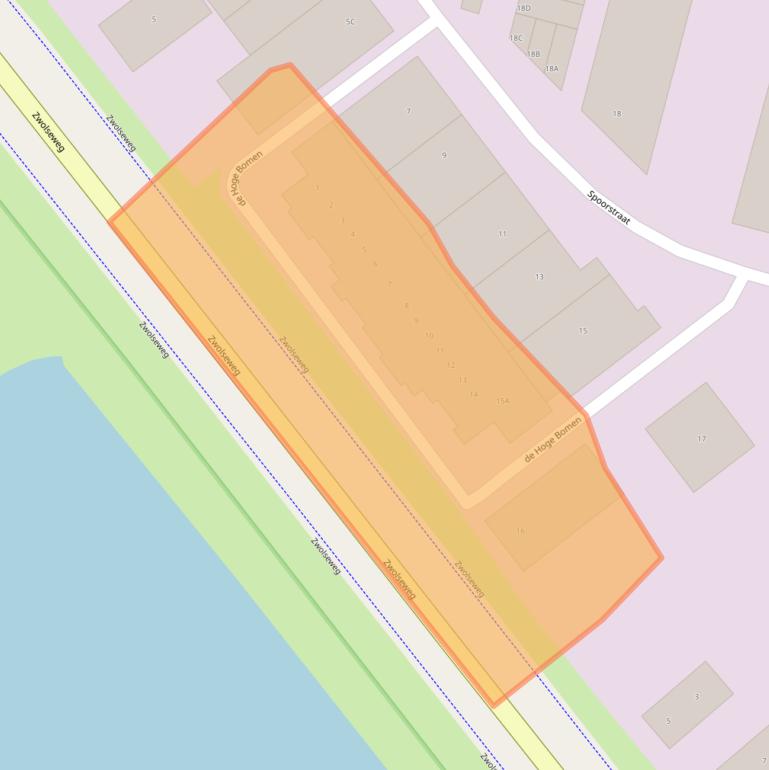 Kaart van postcodegebied 8271RE.