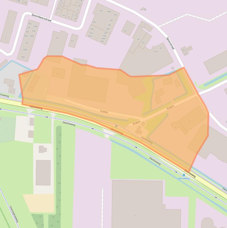 Kaart van postcodegebied 8271RR.